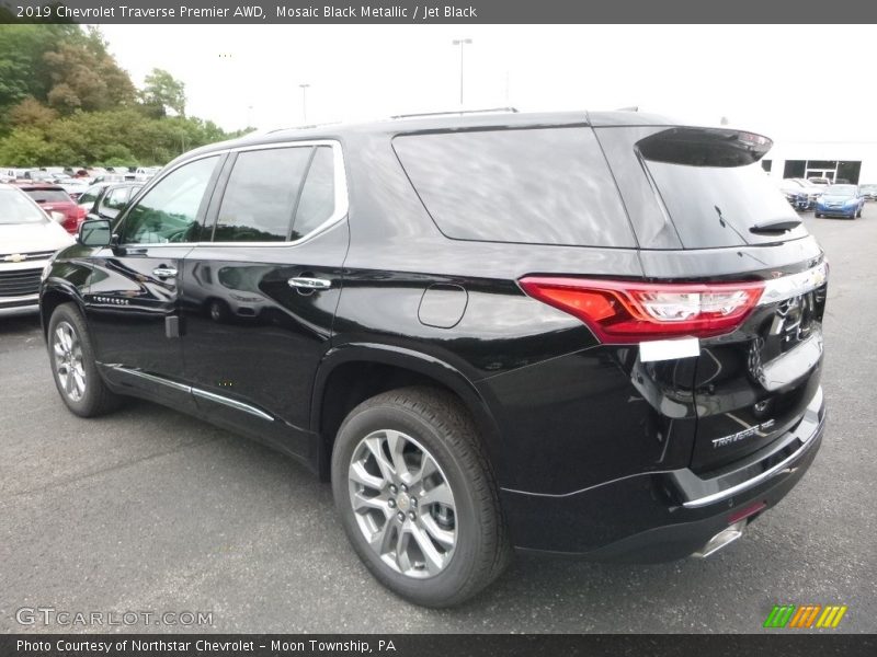 Mosaic Black Metallic / Jet Black 2019 Chevrolet Traverse Premier AWD