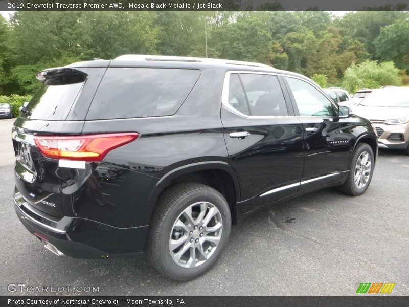 Mosaic Black Metallic / Jet Black 2019 Chevrolet Traverse Premier AWD