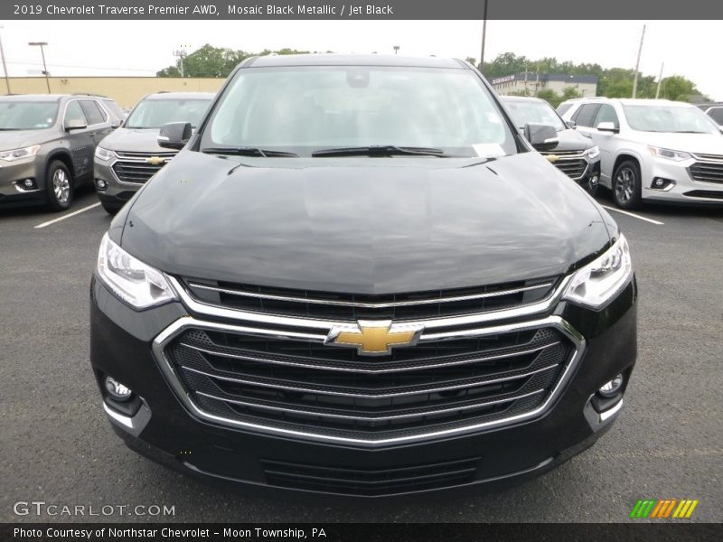 Mosaic Black Metallic / Jet Black 2019 Chevrolet Traverse Premier AWD