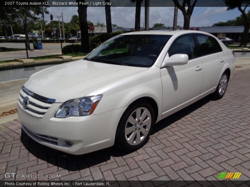 Blizzard White Pearl / Light Gray 2007 Toyota Avalon XLS