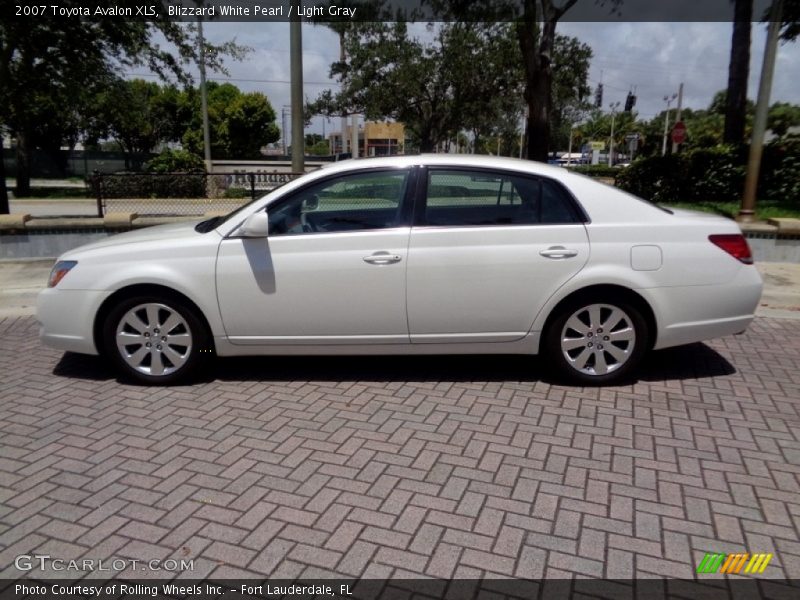 Blizzard White Pearl / Light Gray 2007 Toyota Avalon XLS