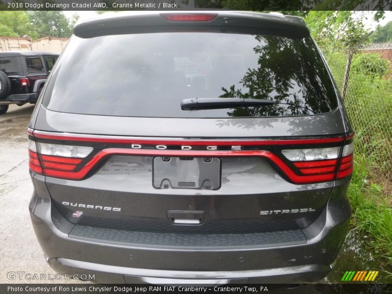 Granite Metallic / Black 2018 Dodge Durango Citadel AWD