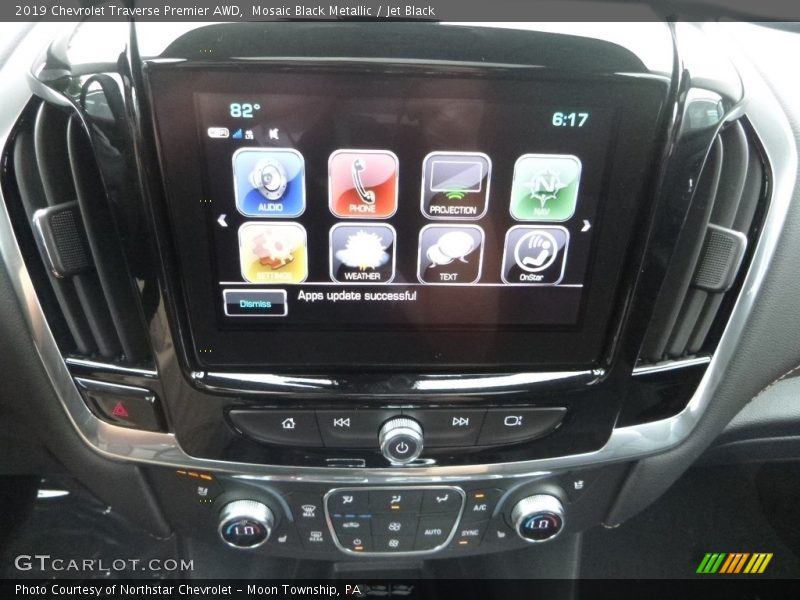 Mosaic Black Metallic / Jet Black 2019 Chevrolet Traverse Premier AWD