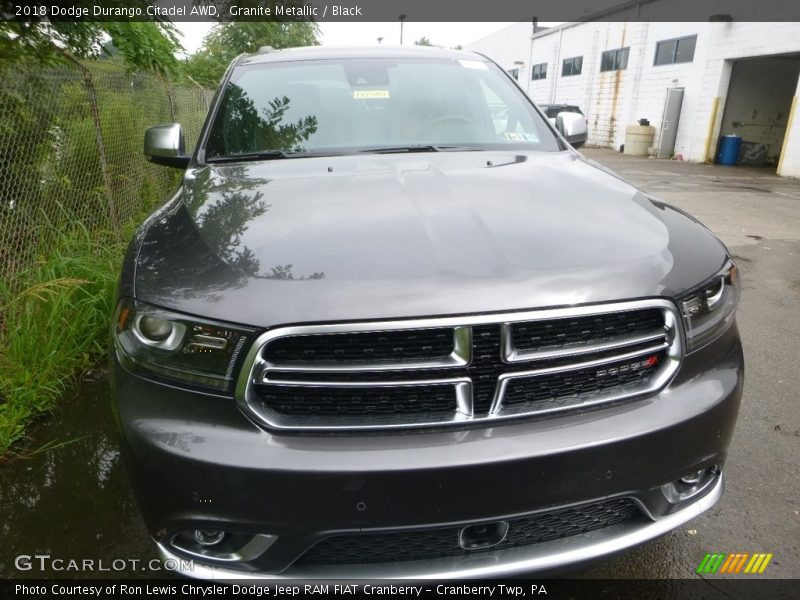 Granite Metallic / Black 2018 Dodge Durango Citadel AWD
