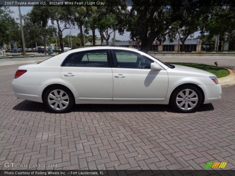 Blizzard White Pearl / Light Gray 2007 Toyota Avalon XLS