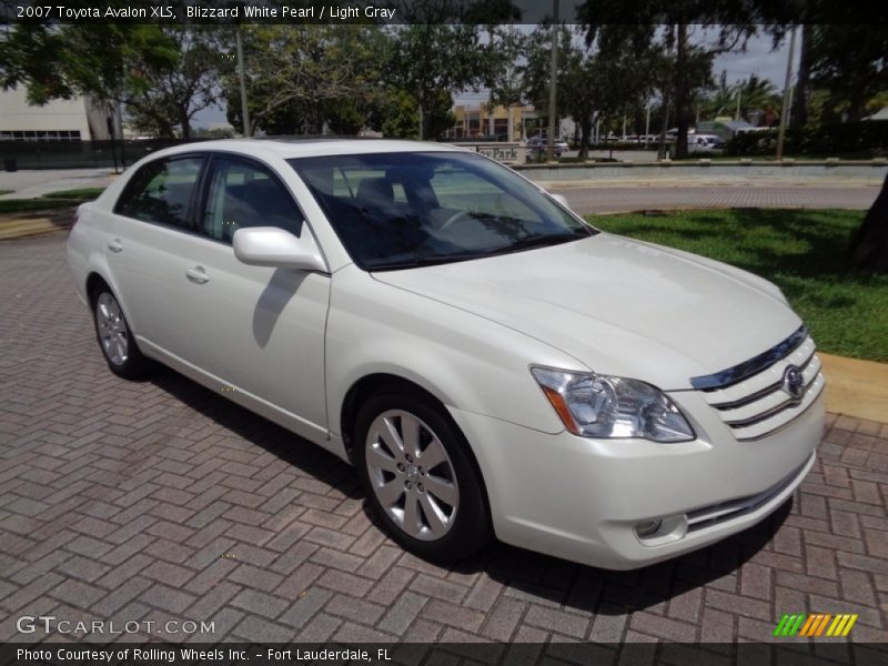 Blizzard White Pearl / Light Gray 2007 Toyota Avalon XLS