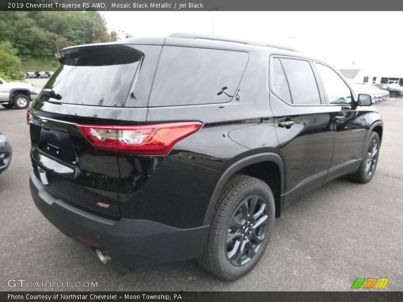 Mosaic Black Metallic / Jet Black 2019 Chevrolet Traverse RS AWD