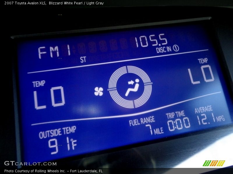 Blizzard White Pearl / Light Gray 2007 Toyota Avalon XLS