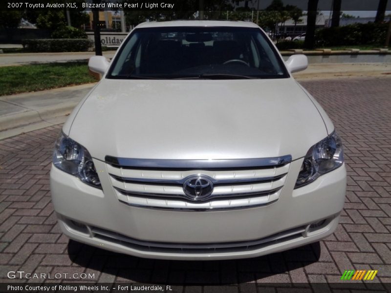 Blizzard White Pearl / Light Gray 2007 Toyota Avalon XLS