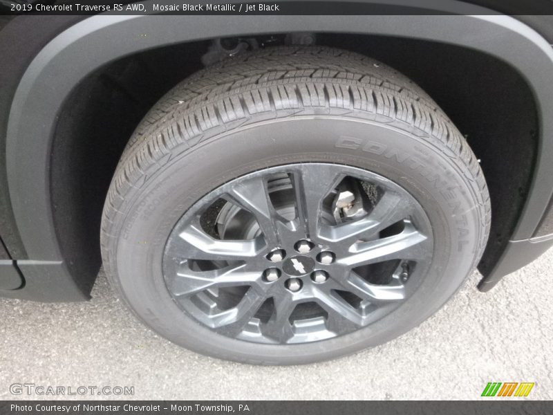 Mosaic Black Metallic / Jet Black 2019 Chevrolet Traverse RS AWD
