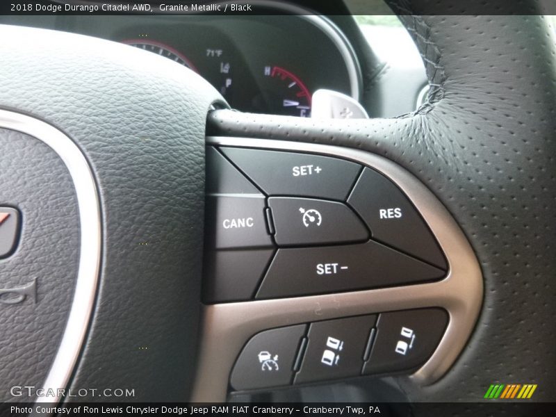 Granite Metallic / Black 2018 Dodge Durango Citadel AWD
