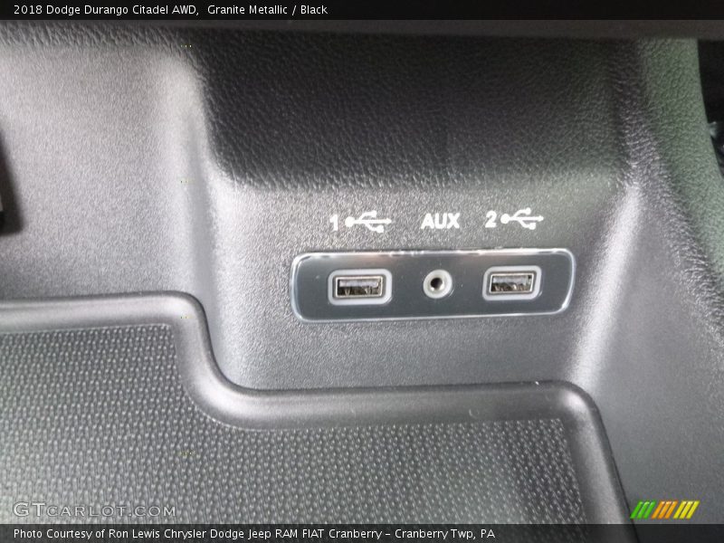 Granite Metallic / Black 2018 Dodge Durango Citadel AWD