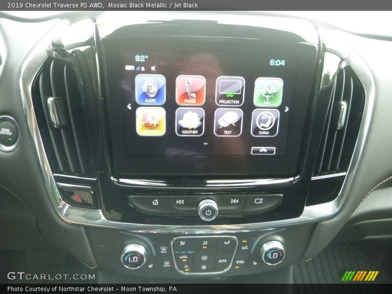 Mosaic Black Metallic / Jet Black 2019 Chevrolet Traverse RS AWD