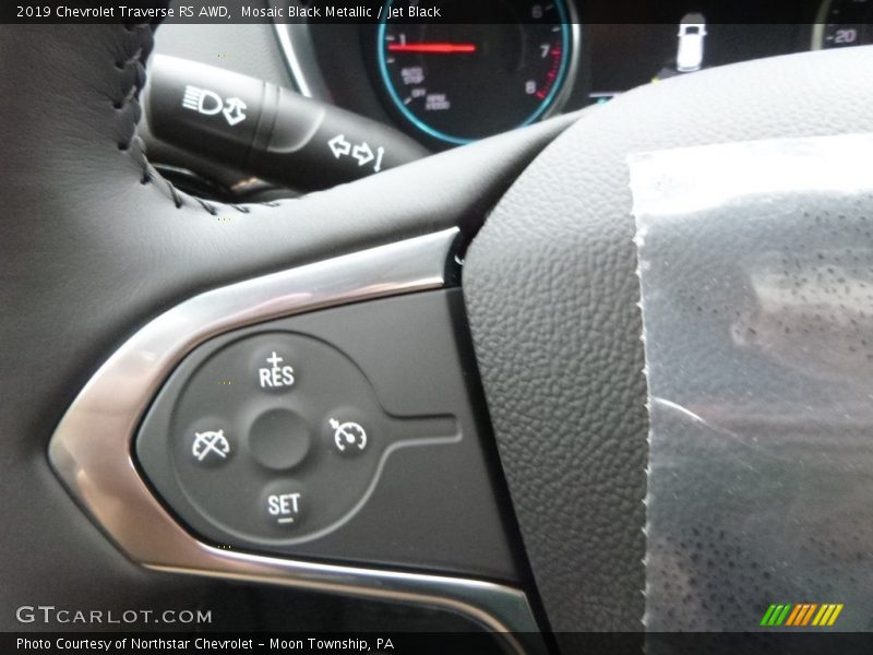 Mosaic Black Metallic / Jet Black 2019 Chevrolet Traverse RS AWD
