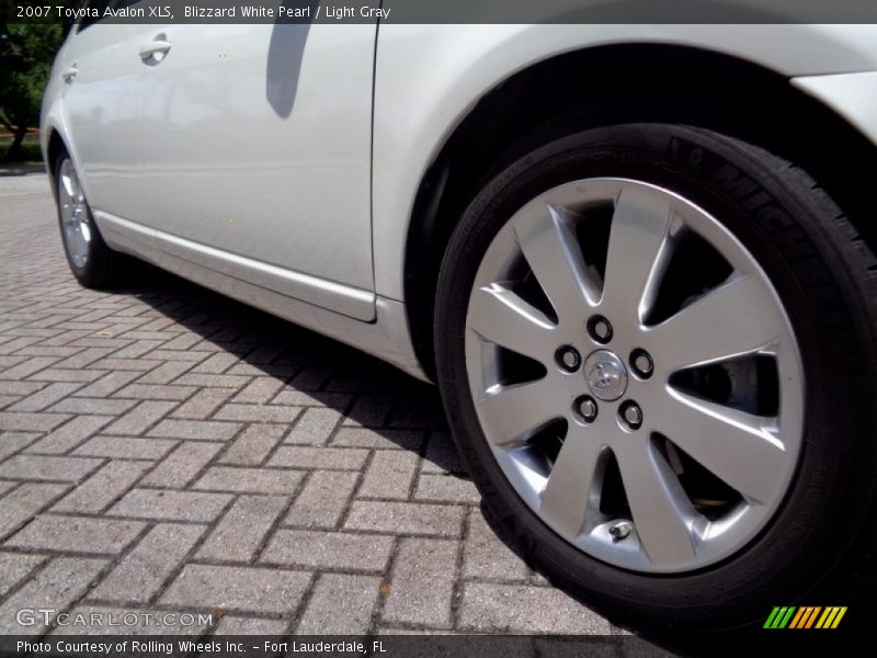 Blizzard White Pearl / Light Gray 2007 Toyota Avalon XLS