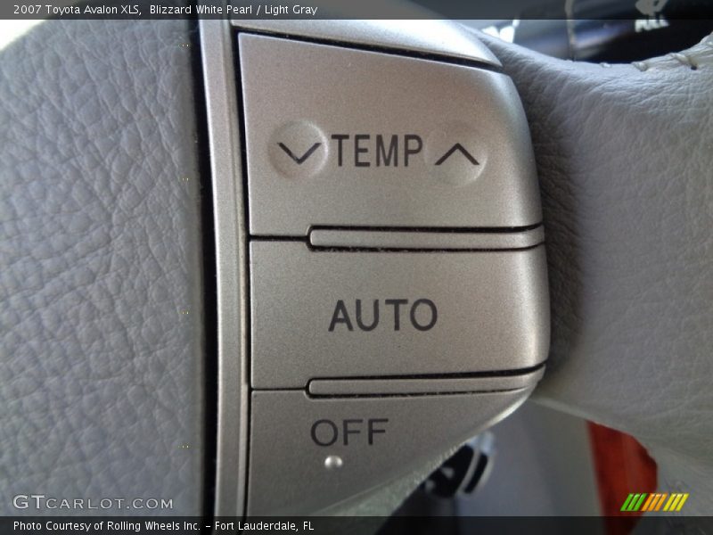 Blizzard White Pearl / Light Gray 2007 Toyota Avalon XLS