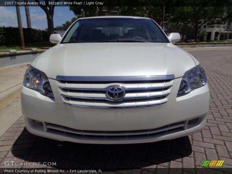 Blizzard White Pearl / Light Gray 2007 Toyota Avalon XLS