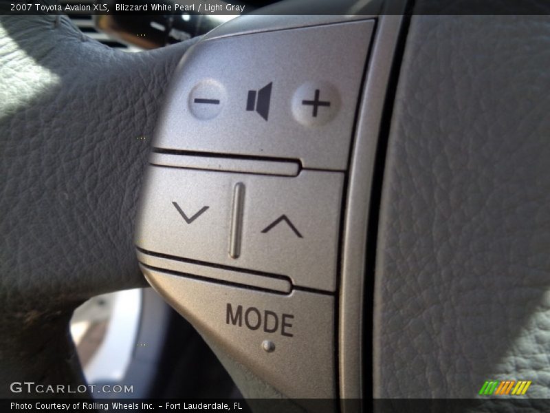 Blizzard White Pearl / Light Gray 2007 Toyota Avalon XLS