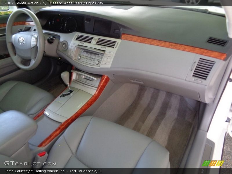 Blizzard White Pearl / Light Gray 2007 Toyota Avalon XLS