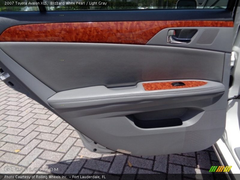 Blizzard White Pearl / Light Gray 2007 Toyota Avalon XLS