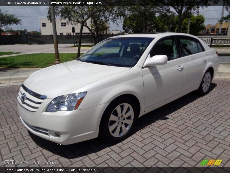 Blizzard White Pearl / Light Gray 2007 Toyota Avalon XLS