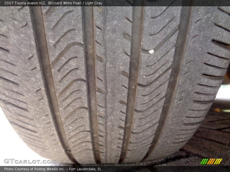 Blizzard White Pearl / Light Gray 2007 Toyota Avalon XLS