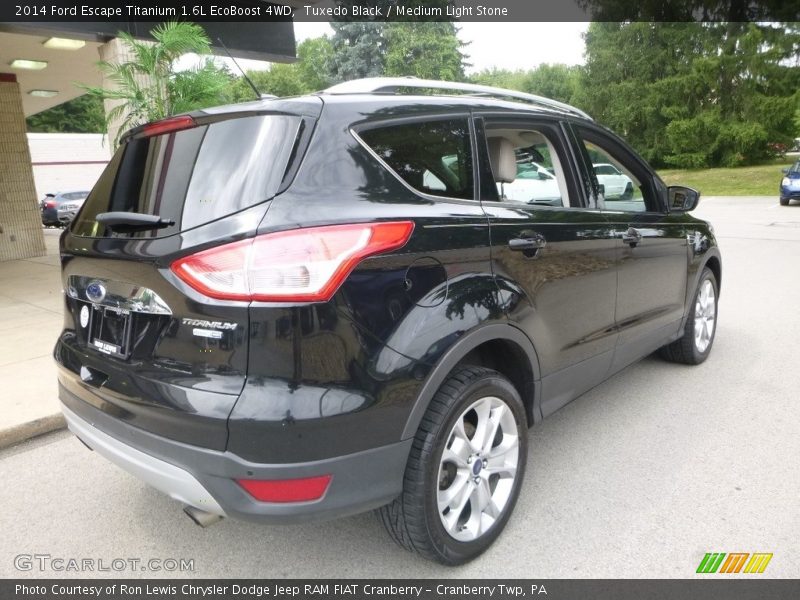 Tuxedo Black / Medium Light Stone 2014 Ford Escape Titanium 1.6L EcoBoost 4WD