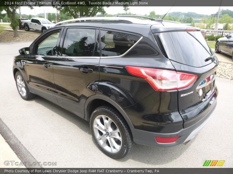 Tuxedo Black / Medium Light Stone 2014 Ford Escape Titanium 1.6L EcoBoost 4WD