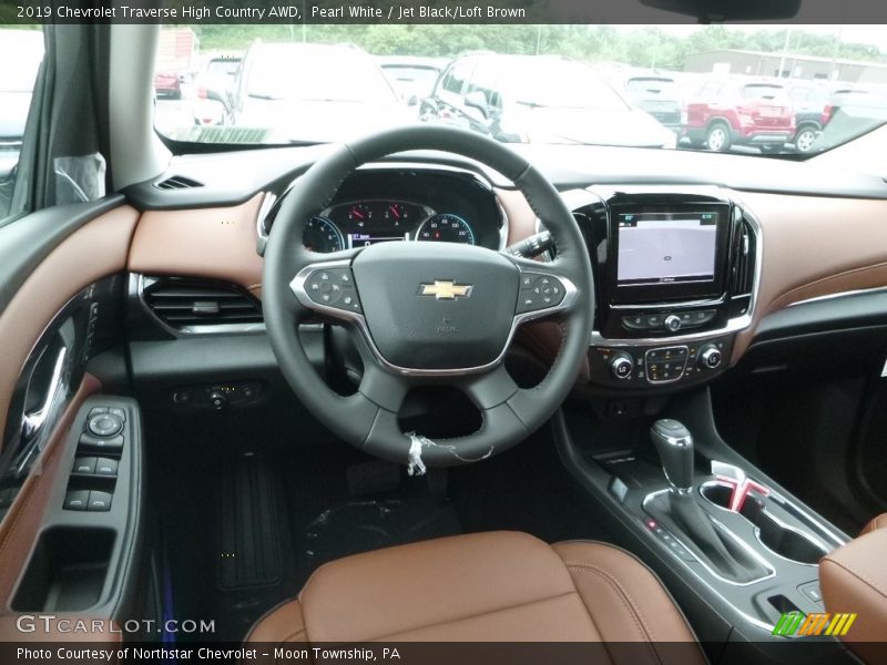  2019 Traverse High Country AWD Jet Black/Loft Brown Interior