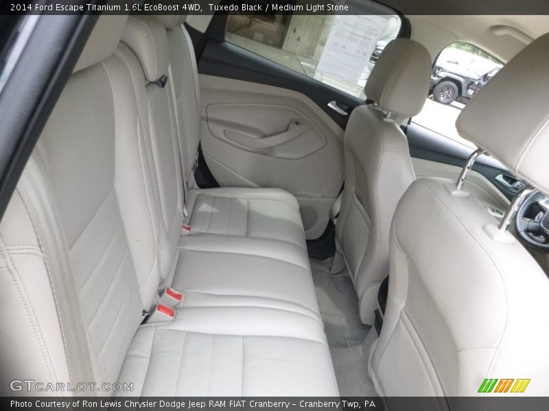Tuxedo Black / Medium Light Stone 2014 Ford Escape Titanium 1.6L EcoBoost 4WD