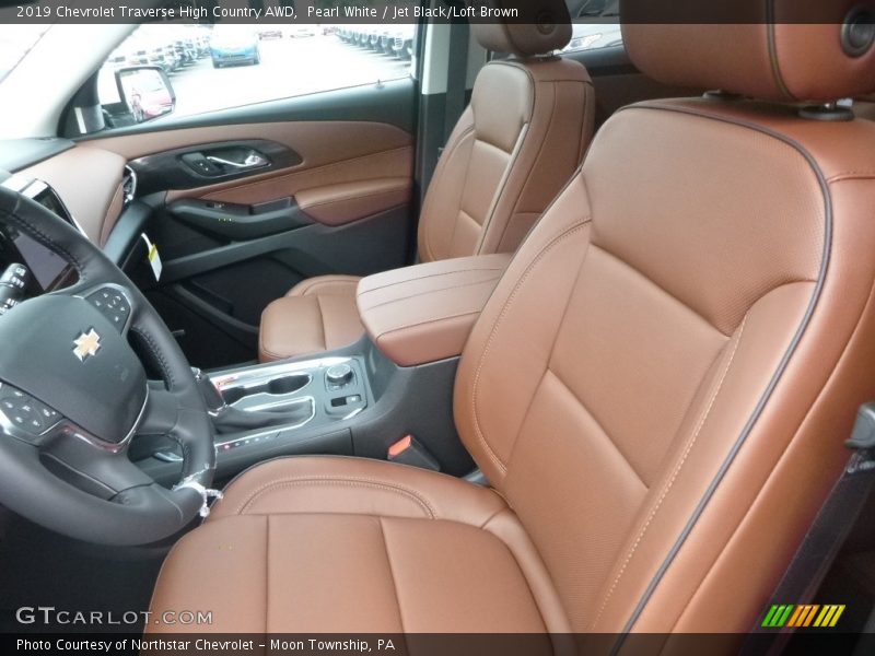 Front Seat of 2019 Traverse High Country AWD