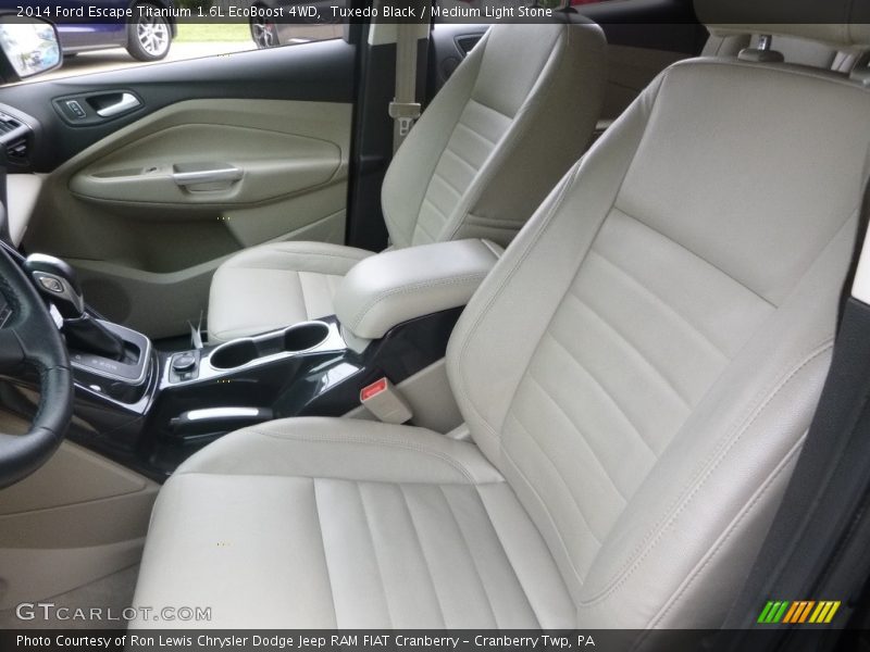 Tuxedo Black / Medium Light Stone 2014 Ford Escape Titanium 1.6L EcoBoost 4WD