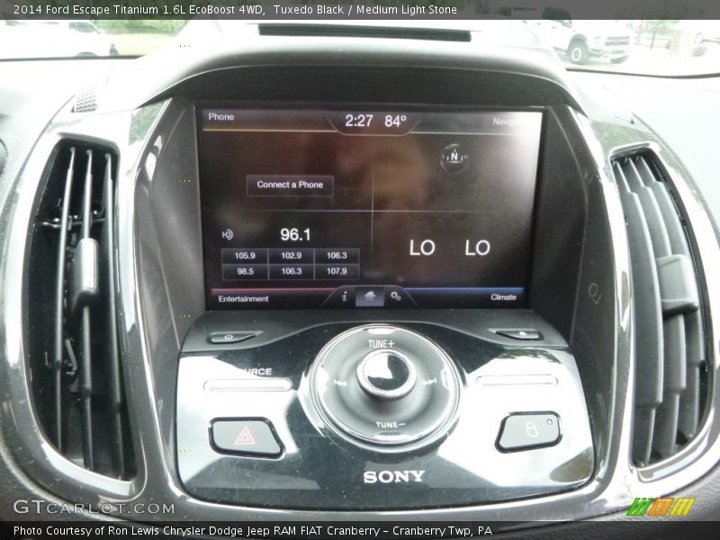 Tuxedo Black / Medium Light Stone 2014 Ford Escape Titanium 1.6L EcoBoost 4WD
