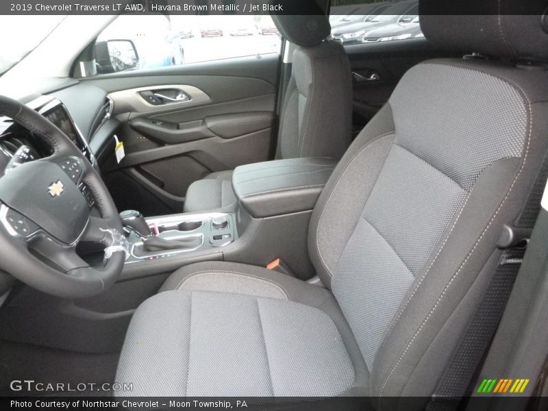 Havana Brown Metallic / Jet Black 2019 Chevrolet Traverse LT AWD