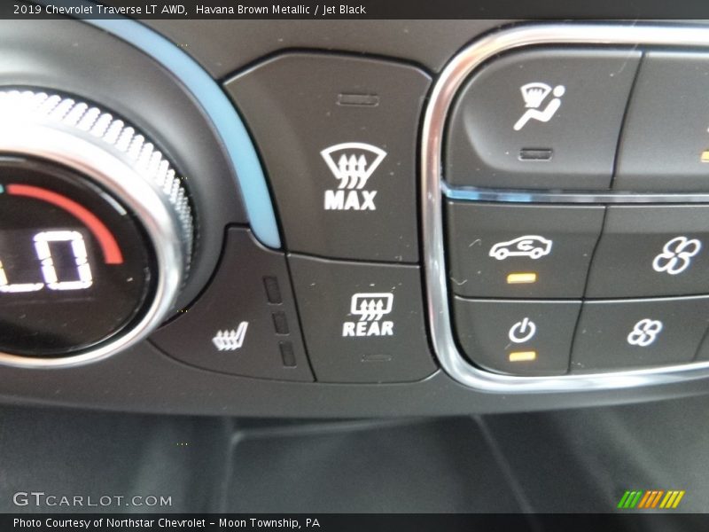 Havana Brown Metallic / Jet Black 2019 Chevrolet Traverse LT AWD