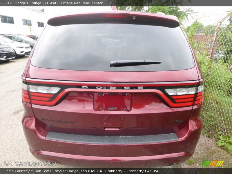 Octane Red Pearl / Black 2018 Dodge Durango R/T AWD