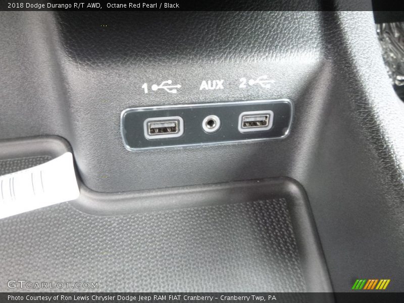 Octane Red Pearl / Black 2018 Dodge Durango R/T AWD