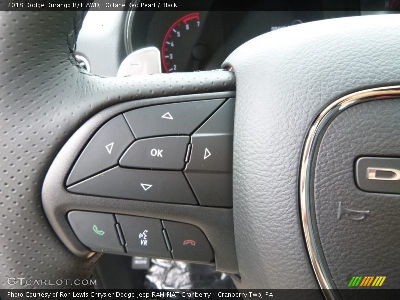 Octane Red Pearl / Black 2018 Dodge Durango R/T AWD