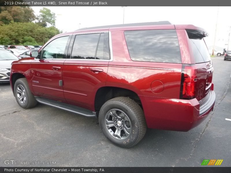 Siren Red Tintcoat / Jet Black 2019 Chevrolet Tahoe LS 4WD