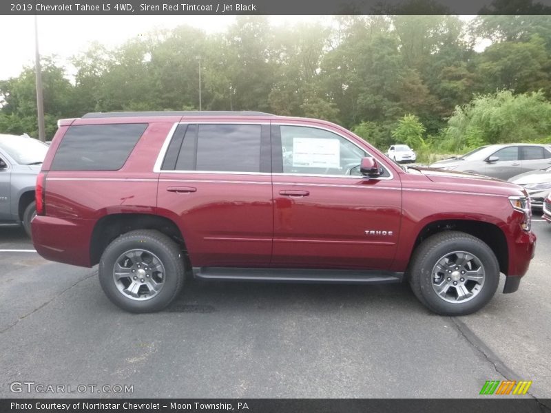 Siren Red Tintcoat / Jet Black 2019 Chevrolet Tahoe LS 4WD