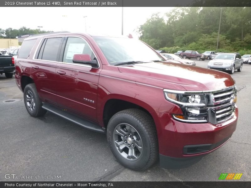 Siren Red Tintcoat / Jet Black 2019 Chevrolet Tahoe LS 4WD
