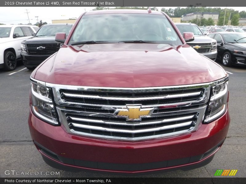 Siren Red Tintcoat / Jet Black 2019 Chevrolet Tahoe LS 4WD