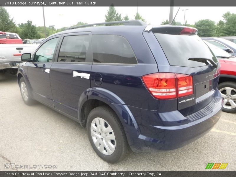 Contusion Blue Pearl / Black 2018 Dodge Journey SE