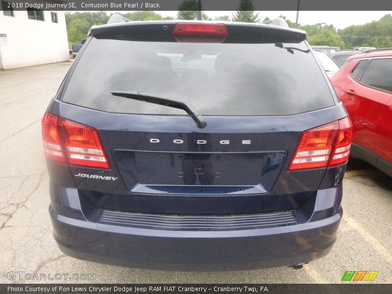 Contusion Blue Pearl / Black 2018 Dodge Journey SE