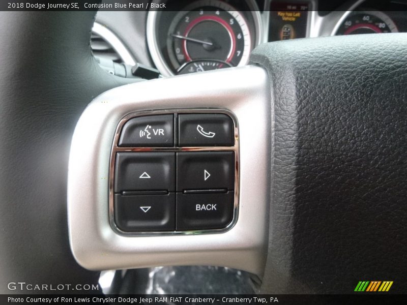 Contusion Blue Pearl / Black 2018 Dodge Journey SE