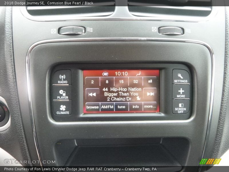 Contusion Blue Pearl / Black 2018 Dodge Journey SE