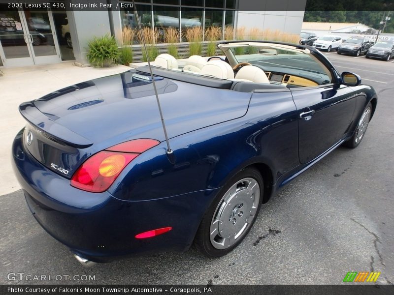 Indigo Ink Pearl / Ecru 2002 Lexus SC 430