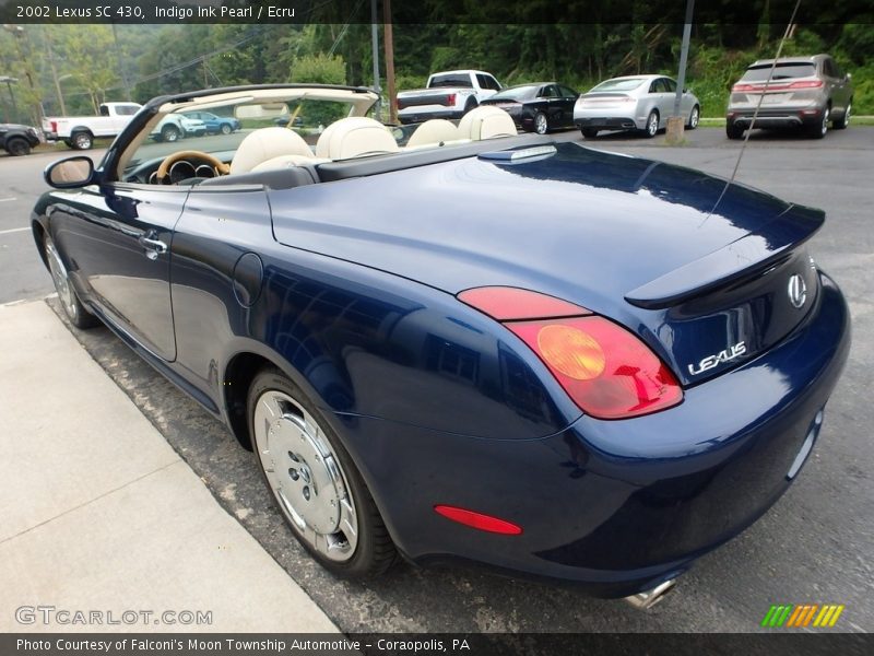 Indigo Ink Pearl / Ecru 2002 Lexus SC 430