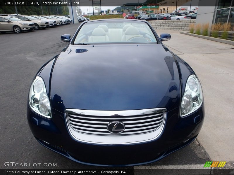 Indigo Ink Pearl / Ecru 2002 Lexus SC 430