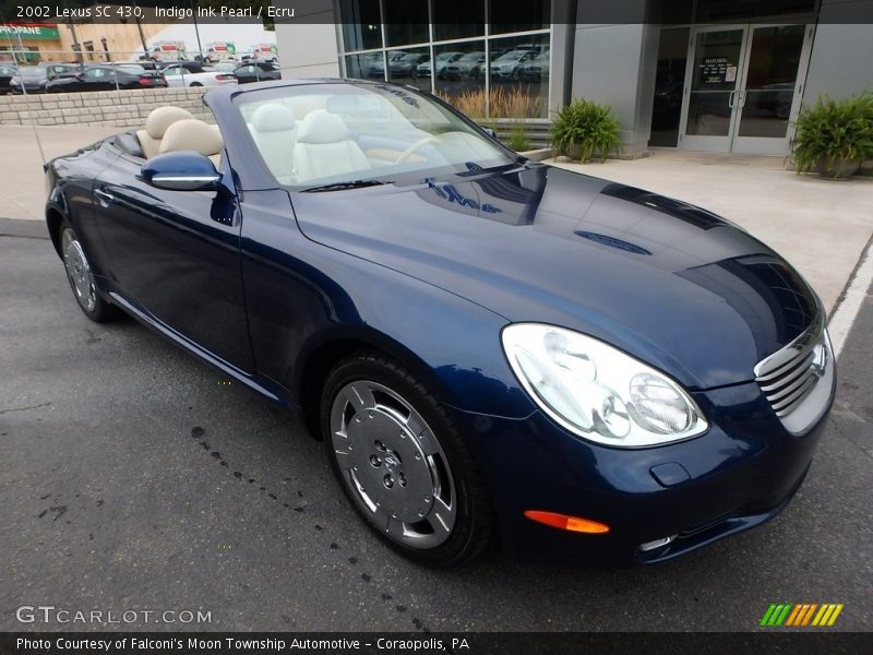 Indigo Ink Pearl / Ecru 2002 Lexus SC 430